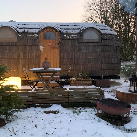 Cabane En Bois Avec Bain Nordique Et Sauna Marigny  Exterior foto