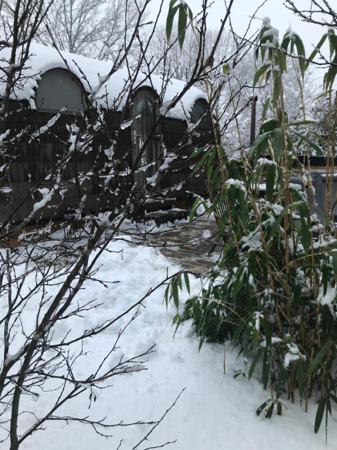 Cabane En Bois Avec Bain Nordique Et Sauna Marigny  Exterior foto